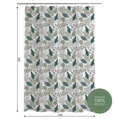 Rideau de douche 180 x 200 cm Leslie AZAO – AZAO Petit Prix