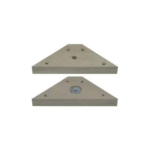 Soldes Equerre bois trapézoidale bois recoupable - BAR PLUS
