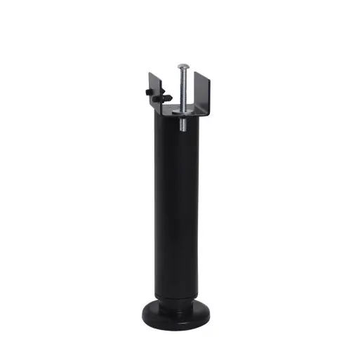 Livraison Express Pied de lit réglable rond BAR PLUS acier noir Ht. max 30 x Diam. 5.8 cm - BAR PLUS