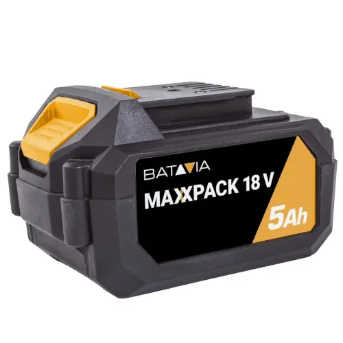Batterie 18V 5.0Ah – Maxxpack – Li-ion – très haute autonomie universelle – Batavia Nouvel Arrivage