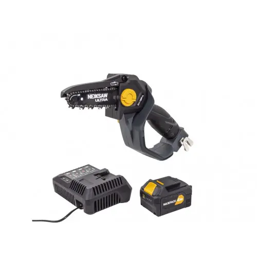 Prix Réduit Élagueuse sans fil - Nexxsaw Ultra 18V - avec batterie 4Ah et chargeur rapide - Batavia