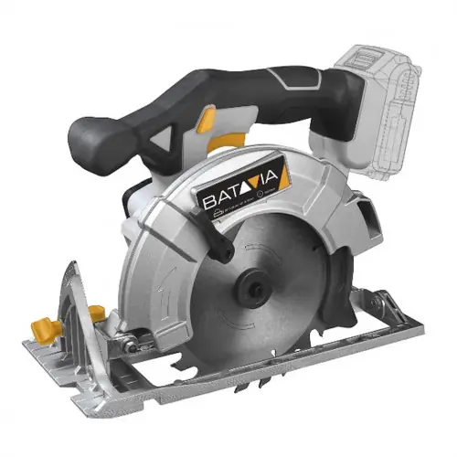 Scie circulaire sans fil 18V 165 mm – Maxxpack – coupe biaise 45° – profondeur réglable – Batavia Paiement Sécurisé