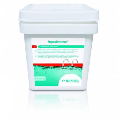 Petit Prix Brome lent piscine BAYROL Aquabrome, pastille 5 kg – BAYROL