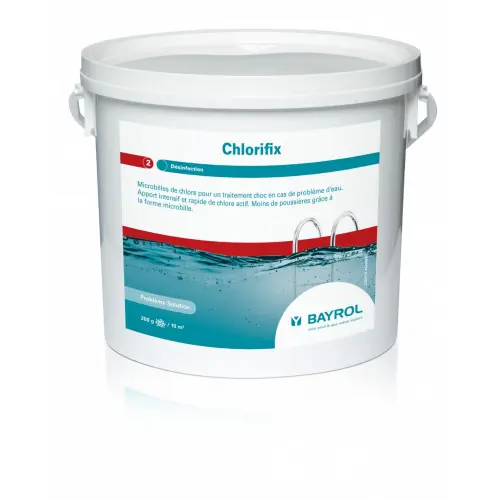Chlore choc piscine BAYROL Chlorifix, granulé 5 kg – BAYROL Petit Prix