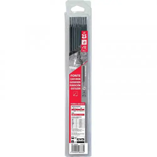 Electrode de soudure fonte bi-métal Ø 2,5 mm – Par 12 – BD Nouvelle Collection