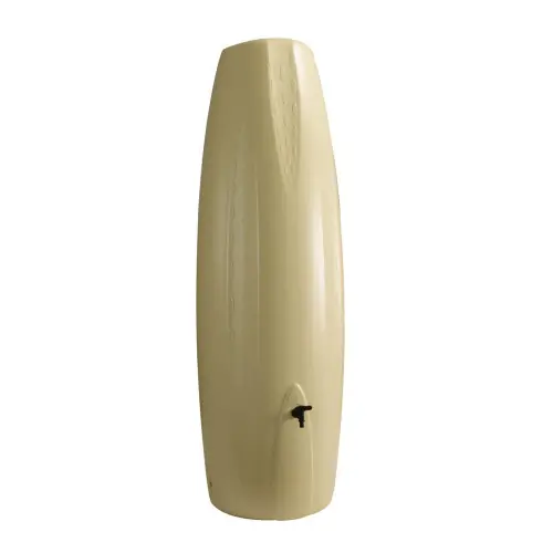 Quantité Limitée Récupérateur à eau Fluide 350L beige – couvercle, robinet et kit chéneau – Belli
