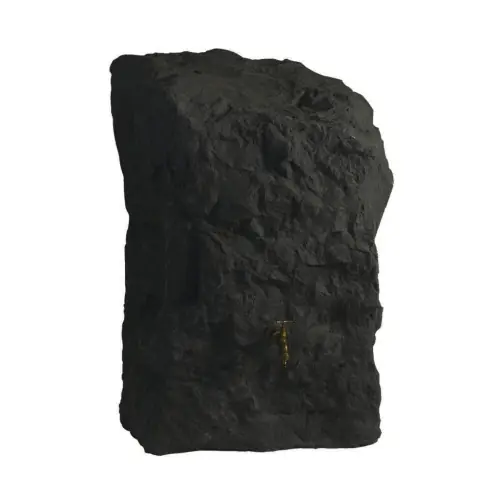 Produit De Marque Récupérateur à eau Rocher 300L anthracite – couvercle, robinet laiton et kit chéneau – Belli