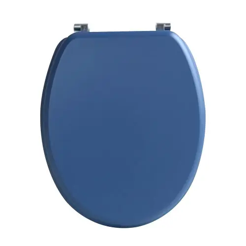 Populaire Abattant wc mdf sans fonction bleu sargasso sea bemis - BEMIS