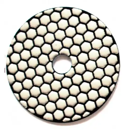 Authentique Tampon diamant autogrippant de ponçage et polissage K400 – Ø 100mm – BergTecTool