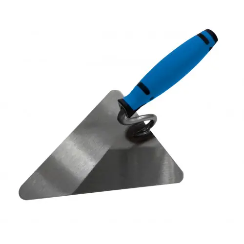 Truelle de maçon Berlinoise - acier - col en S - 2K - 220 mm - BergTecTool Vente Directe