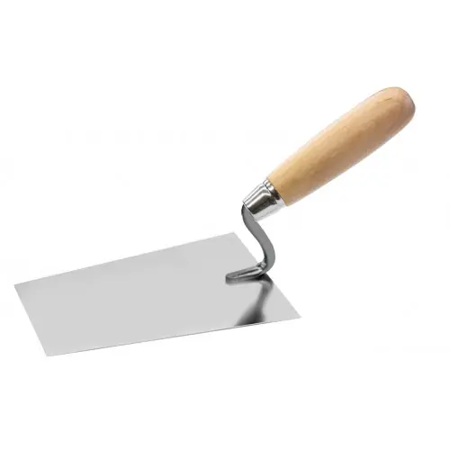 Bon Marché Truelle de maçon - col en S - inox - bois - 180 mm - BergTecTool
