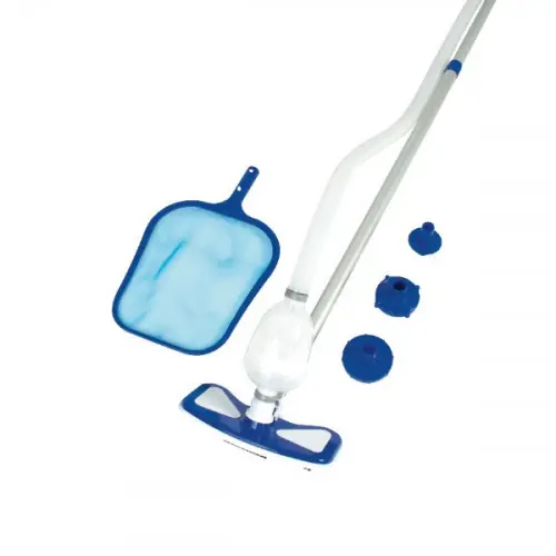 Kit aspirateur de piscine+ pré-filtre, épuisette et tuyau Ø 32mm – BESTWAY Achat Immédiat