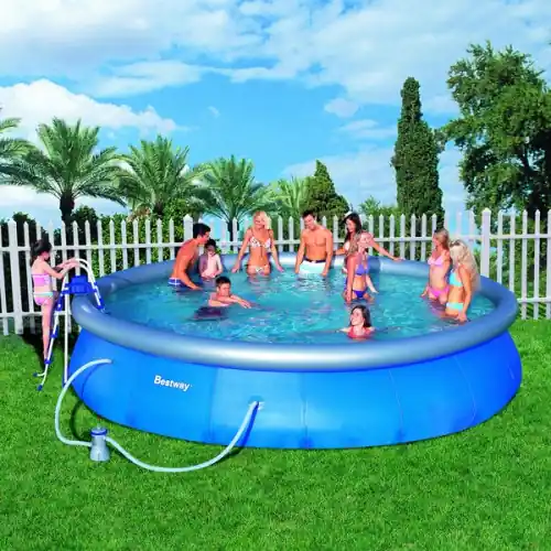 Kit Piscine autoportante ronde Fast Set Ø 549 x 107 - BESTWAY Nouvel Arrivage