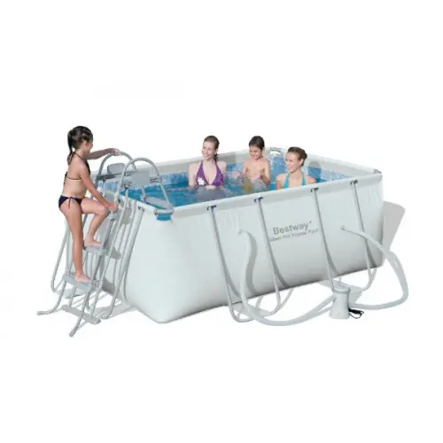 KIT Piscine "Steel Frame" 287 x 201 x 100 cm - BESTWAY Commander Maintenant