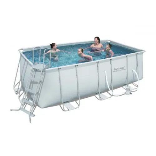 KIT Piscine « Steel Frame » 412 x 201 x 122 cm – BESTWAY Jusqu&rsquo;à Épuisement Des Stocks