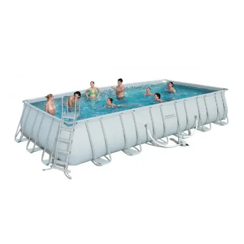 KIT Piscine "Steel Frame" 732 x 366 x 132 cm - BESTWAY Solde