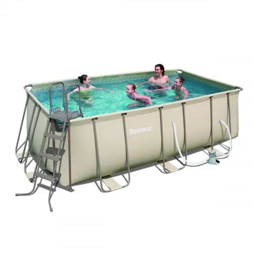 Meilleure Vente Piscine Rectangular Frame Pools 4m14x2m16x1m22 - BESTWAY
