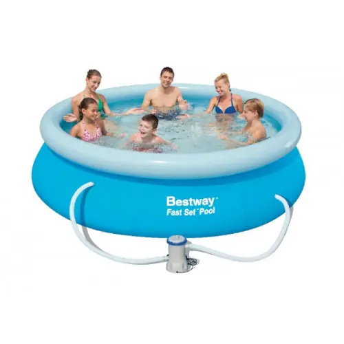 Piscine Ronde "Fast Set" Ø305 x 76 cm + filtre - BESTWAY Nouveauté
