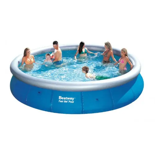 Piscine Ronde "Fast Set" Ø457 x 84cm + filtre - BESTWAY Haute Qualité