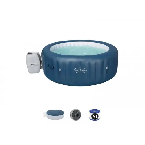 Spa Gonflable Lay-Z Milan Bestway, 4/6 Places, Rond - BESTWAY Promotion