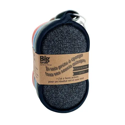 Super Prix Lot de 5 éponges multiusage multisurface, BIG BROSS – BIG BROSS