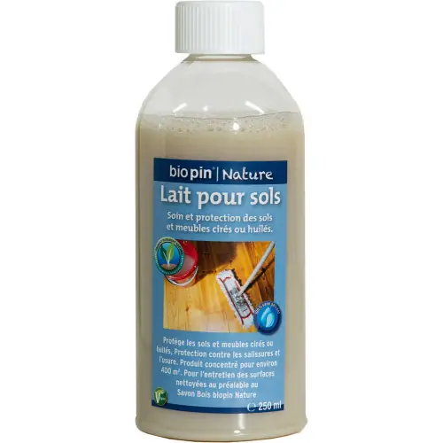 Promotion Saisonnière Lait pour sols 0,25 L – Incolore – Biopin Nature