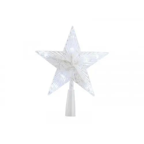 Bon Plan Cimier etoile brindille 7led/3led clignotante blanc froid h20xl17,5cm – BLACHERE ILLUMINATION