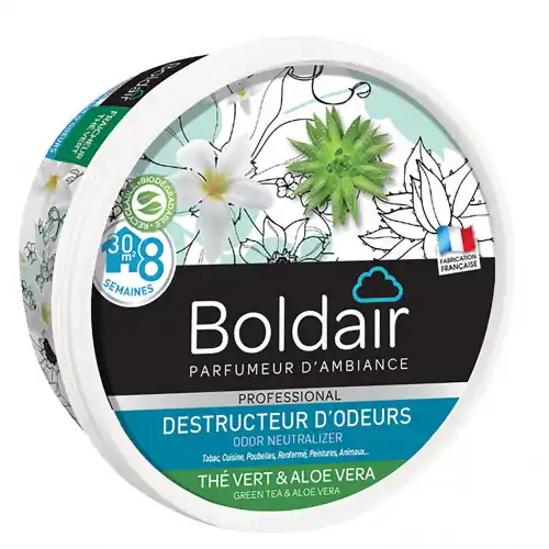 Réduction Destructeur d‘odeur gel Boldair thé vert 300 g – BOLDAIR