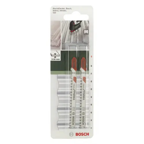 Lot de 2 lames coupe fine et nette BOSCH T308bf spéciale parquet et stratifié – BOSCH Satisfait Ou Remboursé