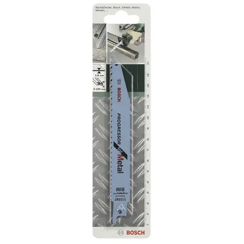 Lot de 2 lames coupe multiusage BOSCH S123xf pour métal - BOSCH Paiement Sécurisé