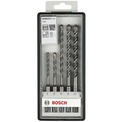 Prix Réduit Lot de 5 forets sds plus-5 multimatériau, Diam.6-6-8-8-10 mm BOSCH – BOSCH