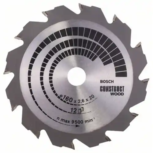 Meilleure Vente Lame coupe rapide et grossière BOSCH 160 mm bois et aluminium - BOSCH PROFESSIONAL