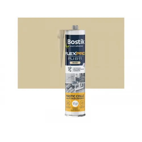 Colle joint int/ext polyuretane bostik flexpro pu 811 beige cart 300ml – Bostik Achat Immédiat