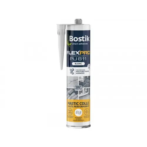 Meilleur Choix Colle joint int/ext polyuretane bostik flexpro pu811 blanc cart 300ml – Bostik