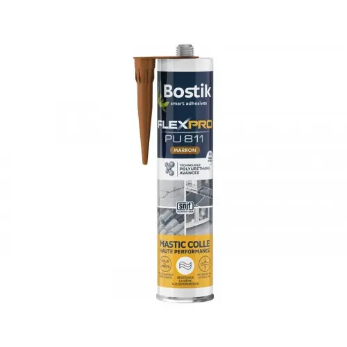 Authentique Colle joint int/ext polyuretane bostik flexpro pu811 marron cart 300ml – Bostik