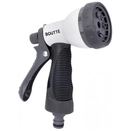 Affaire À Saisir Pistolet d’arrosage pomme multijets en ABS – régulateur de débit – BOUTTE