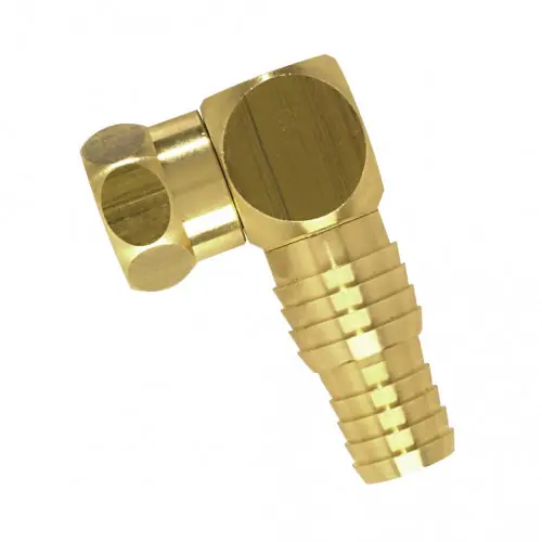 Raccord tournant coudé Boutté 20 x 27 - sortie cannelée pour tuyaux 15 et 19 mm - BOUTTE Dernier Modèle
