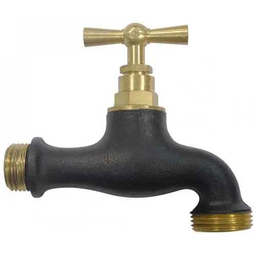 Meilleur Prix Robinet d’arrosage Boutté bicolore noir - entrée 15 x 21 et nez 20 x 27 - BOUTTE