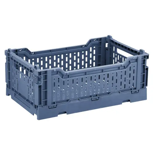 Cagette déco BOX & BEYOND bleu, 15L, l.30 x P.40 x H.14.5 cm – BOX & BEYOND Retour Gratuit