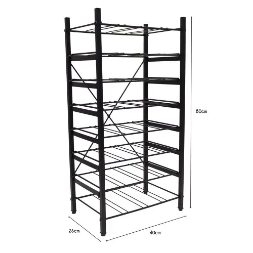 RANGE BOUTEILLES SUPERPOSABLE METAL BRIDGE POUR 32 BOUTEILLES - BOX & BEYOND Prix Bas