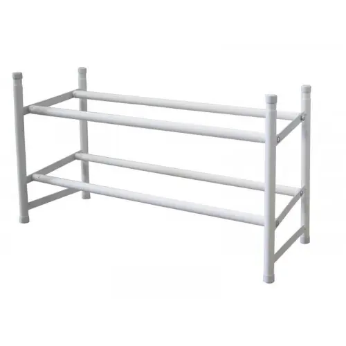 Meilleur Choix Range-chaussures extensible à poser blanc, 12 paires maximum H.35 x l.62 cm - BOX & BEYOND