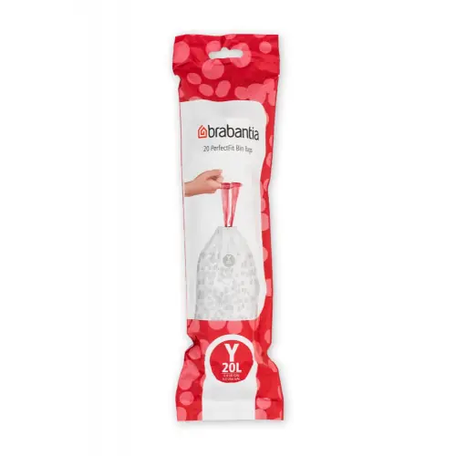 Achat Immédiat Lot de 20 sacs poubelle code Y 20 litres – BRABANTIA
