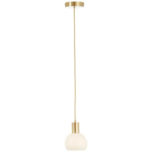 Suspension Arancia, verre, blanc, diam.14.5 cm, E27 - BRILLIANT Marque