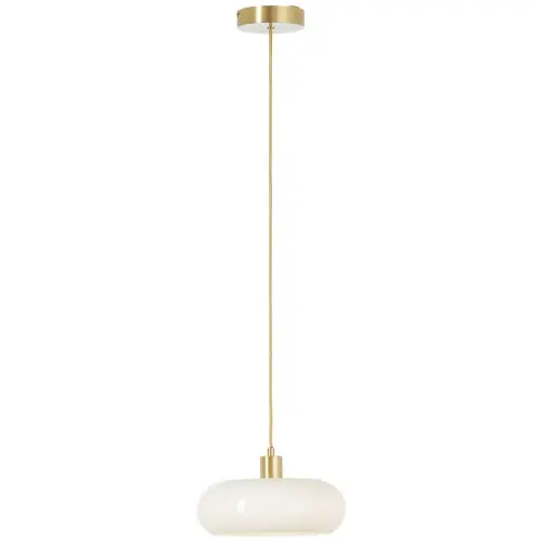 Suspension Arancia, verre, blanc, diam.27.5 cm, E27 – BRILLIANT Prix Réduit