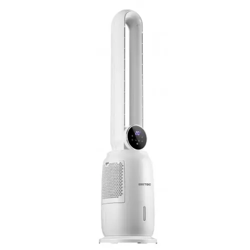 Rafraîchisseur d‘air AIR FRESH10 - 35W - fonction lampe - 12 vitesses - blanc - Britec Nouvelle Collection