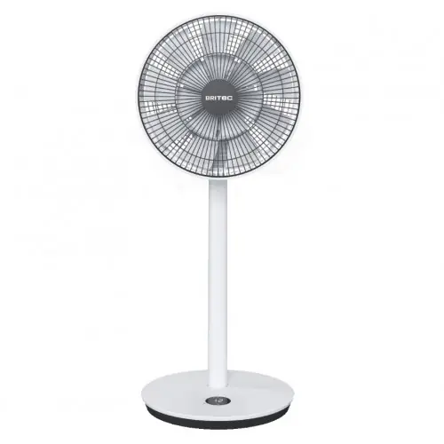 Meilleur Prix Ventilateur sur pied et table AIR STAND9 WiFi – 27W – 26 vitesses – Blanc – Britec