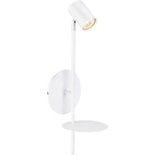 Applique Blanche Rogna, 1x GU10-Max.50W, IP20, 230V, Classe I - Britop Expédié Aujourd'hui