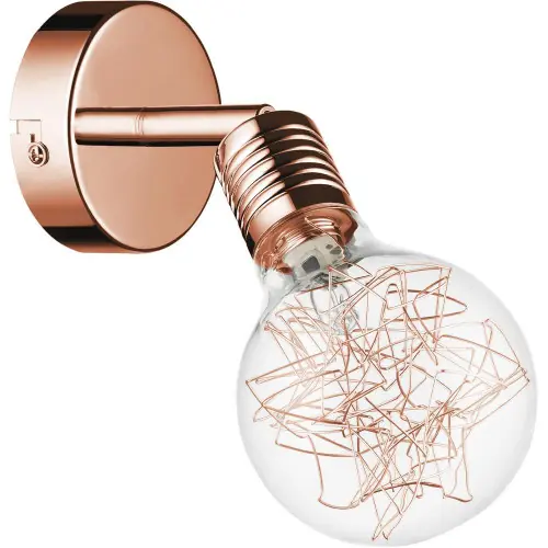 Dernier Modèle Applique Filaments Cuivre, 1x G9-28W , IP20, 230V, Classe I - Britop