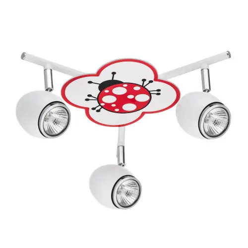 Offre Exclusive Plafonnier Fantaisie Fly, 3x GU10-Max.50W, IP20, 230V, Classe I - Britop