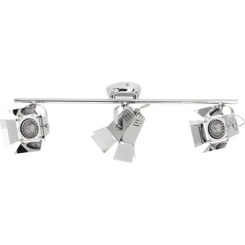 Achat Immédiat Plafonnier Studio Photo, Chrome, 3x GU10-5W, IP20, 230V, Classe I – Britop